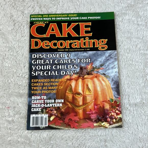 Vintage 90s American Cake Decorating magazine bundle lot - Jun, Aug, Oct 1998 - Picture 7 of 14